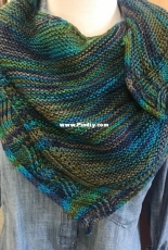 A River Runs Through Shawl by Carly Stipe