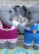 Moji Moji Design - Janine Holmes - Eleanor and Elijah Elephant