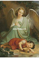 Artecy Cross Stitch - Guardian Angel with Sleeping Girl