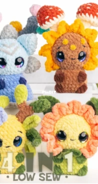 Lyra Lune Softies - Lyra Lune Designs - Ruxandra Dumitrascu - Forest Spirits