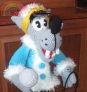 Kitty15 - Nu Pogodi Wolf in Snow Maiden Snegurochka outfit - Russian