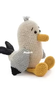 Crochet By Kim - Kim Bengtsson Friis - Scraps the Seagull