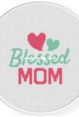 Daily Cross Stitch - Blessed Mom