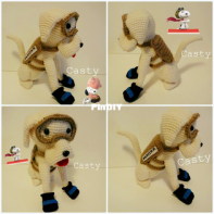 Creations of Casty - Imelda Castillo - Frida la Perrita Recastista - Frida the Rescue Dog - Spanish - Free