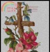 Artecy Cross Stitch - Flower Cross 3