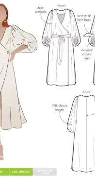 Style Arc - Brigid Wrap Dress - Sizes 10-22