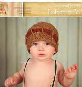 Crochet Spiral Newsboy by Paloma Perez