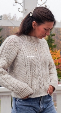 Arctic Light Sweater by Veronika Lindberg  - English