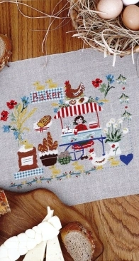 Flour and Flower from Cross Stitch My Home by Tania Santarelli XSD + PCS
