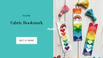 Ameroonie Designs - Fabric Bookmark Pattern -  Amy Chappell - Free