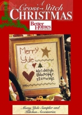 Merry Yule Sampler and Kitchen Asseccories from Better Homes and Gardens A Cross-Stitch Christmas Handmade Treasures