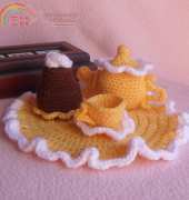 Creative Crochet Workshop - Joanita Theron - Mini Tea Set - Free