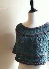 RosyPosy Designs-Cross Your Heart Capelet by Rose Beck