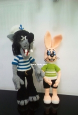 bunny and wolf