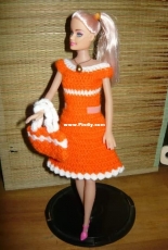 Maguinda Bolsón - Paola dress and bag set for dolls