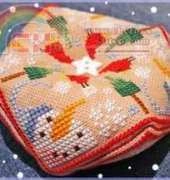 Creative Poppy - Barbara Ana Designs BAN015-012012 Winter Biscornu
