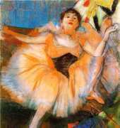 Cross Stitch Collectibles DE-11 - Seated Dancer by Degas