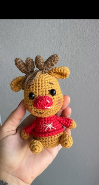 Reindeer amigurumi