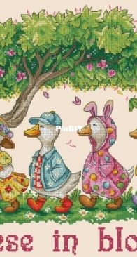 Geese in bloom by Anastasiia Yermakova XSD