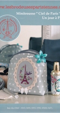 Les Brodeuses Parisiennes LBP - Mini-trouse : Sous le ciel de Paris XSD + PCS