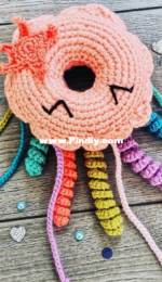 Oodles of Crochet Crafts - Rachel Zain - Doughnut Buddies - Jellyfish