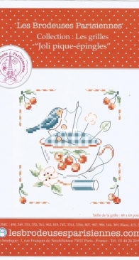 Les Brodeuses Parisiennes LBP - Joli pique-épingles by Véronique Enginger