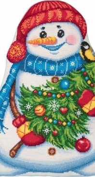 Panna PD-7302 Snowman Cushion PCS