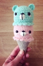 My Little Cute Amis - Nathalie Nuisement - Kawaii Bears Ice Cream - Free