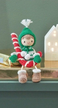 Rico Design - Ricorumi - Valentin Carlettini - Christmas CAL 2024 - Dancing santa helper - English, Dutch and French - Free