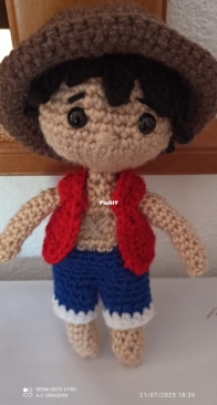 Luffy amigurumi