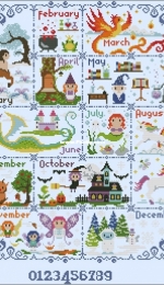 Cloudsfactory - Magical Creatures Calendar English PCS