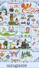 Cloudsfactory - Magical Creatures Calendar English PCS