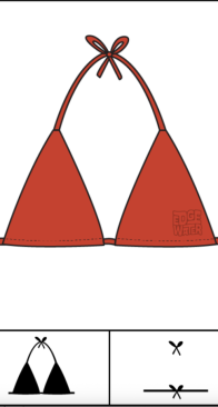 Edgewater Avenue - Dallas Bikini Top - Sizes XS-XXL