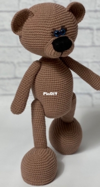 Gala Toys Shop - Molly Toys - Galina Ptashkina - Michael The Bear - Michael l’ourson - French