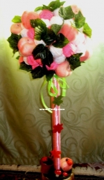 Peach topiary