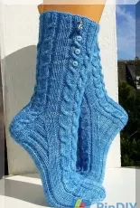 Ostermond Socks  by Micha Klein/Wolletraum-German-Free