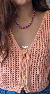 Colores Santos Crochet - Gisela Elizabeth Cejas - Top Zoe - Spanish