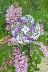 Faby Reilly Wisteria Biscornu