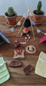 La Fabrique des Songes - Melanie Goossens - The Mice Family: Camping Collection - English and French