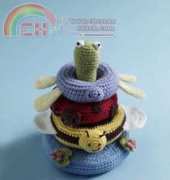 Lion Brand Yarn - Pond Friends Stacking Toy