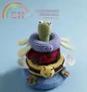 Lion Brand Yarn - Pond Friends Stacking Toy