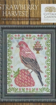 Cottage Garden Samplings CGS-1072 - A Time For All Seasons Series 6 - Strawberry Harvest