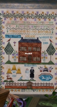 The stitching Parlor inc - Mr Collins above