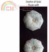 Cuscino di rose punts spilli