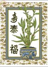 Design Works 9985 - Lucky Bamboo