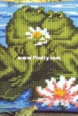 Vervaco 1200-640 Cushion with Frogs