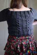 Off-Shoulder Shrug by Rachael Sundell -Free