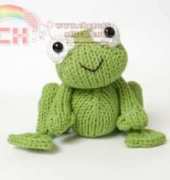 Knitted Frog Prince by Oliver Boliver