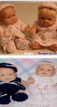 Patterns by Jeannine - Jeannine M. Holper - 914 Teeny Tiny Dolls and Lots of Love