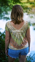 The V-Back Tee by Jamie Hoffman Knitosophy Designs English, German